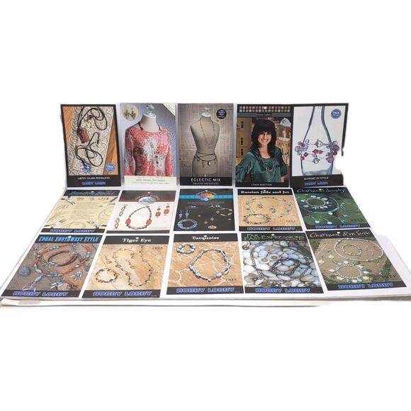 Jewelry Beadwork Supplies Beads Clasps Leaflets Silver Tone Patterns NEW - Picture 2 of 16